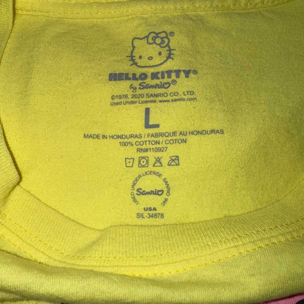 Hello Kitty Yellow Long Sleeve Tee - Picture 5 of 7